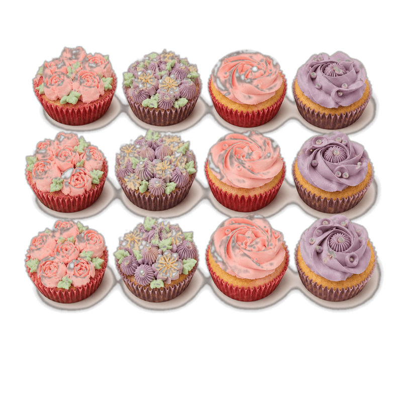 Vivi's cupcakes — buttercream-piped cupcakes by the dozen